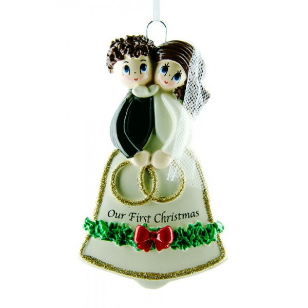 Personalised - First Christmas Married Tree Hanger