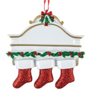 Personalised - 3 Large Stockings Tree Hanger