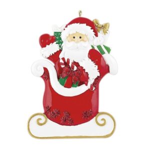 Personalised - Santa's Sleigh Tree Hanger