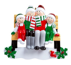 Personalised - Family of 4 Tree Hanger