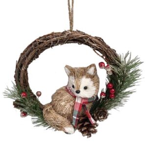 Fox Door Wreath