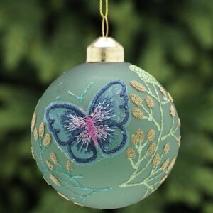 Butterfly Glass Bauble