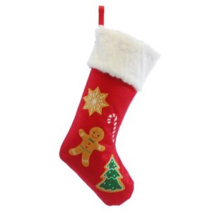 Gingerbread Men Design Stocking