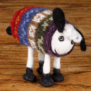 Fair Isle Tank Top Sheep Tree Hanger