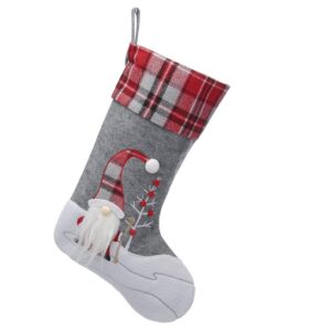 Gonk Design Tartan Cuff Stocking