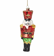 Traditional Nutcracker Glass Bauble