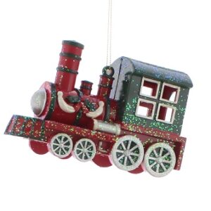 Frosty Traditional Train Tree Hanger