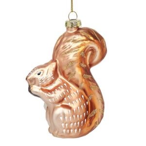 Squirrel Glass Bauble