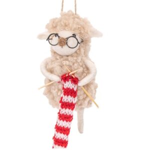 Knitting Sheep Tree Hanger