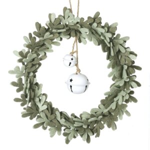 Felt Wreath with Sleigh Bells