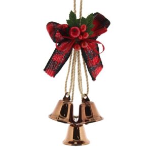 Copper Bell Cluster with Tartan Bow