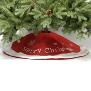 Merry Christmas Felted Tree Skirt